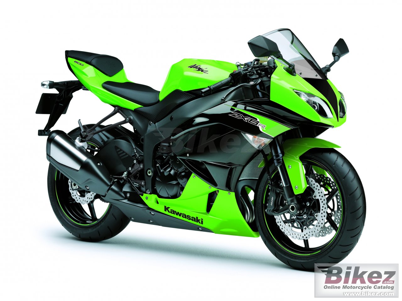Big Kawasaki ninja zx-6r picture and wallpaper from Bikez.com